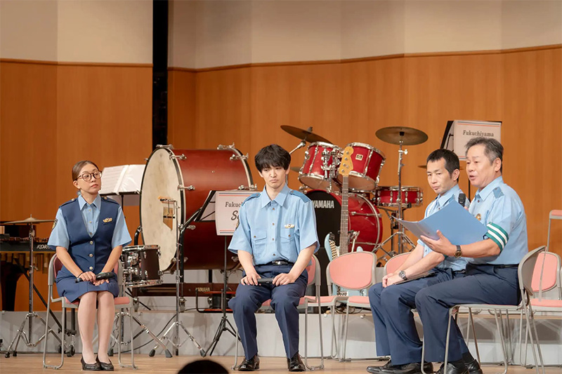 交通安全対談の様子