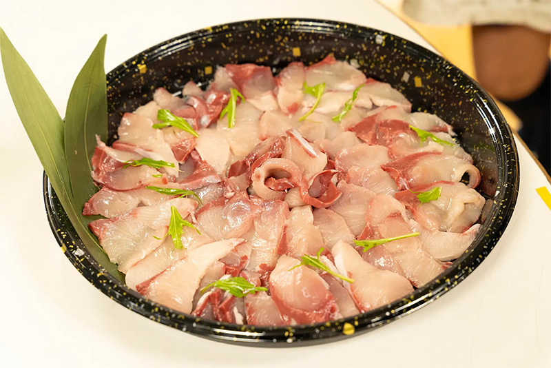 調理実習で作ったぶりしゃぶの写真