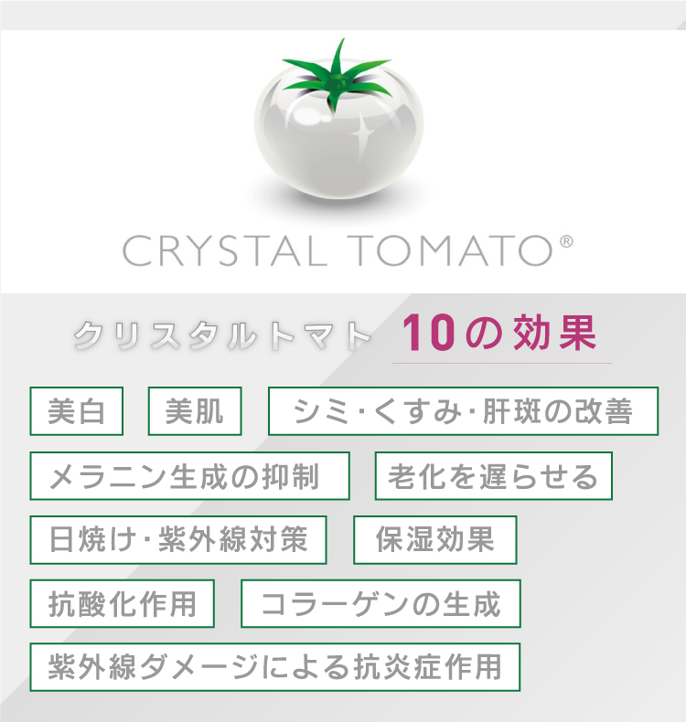 クリスタルトマト | 内服薬・外用薬 | 美容整形はTCB東京中央美容外科