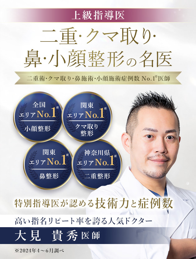 TCB横浜駅前院 二重・クマ取り・鼻・小顔整形の名医 大見 貴秀医師