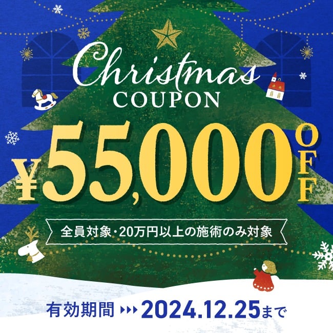 クリスマス 55,000円OFF特別クーポン